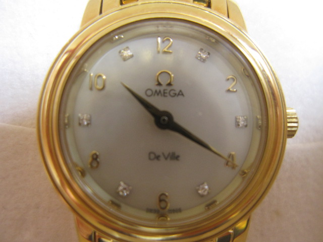 【ブランド時計】OMEGA オメガ 金無垢 レディース腕時計 買取 / 買取専門 金沢買取プラザ