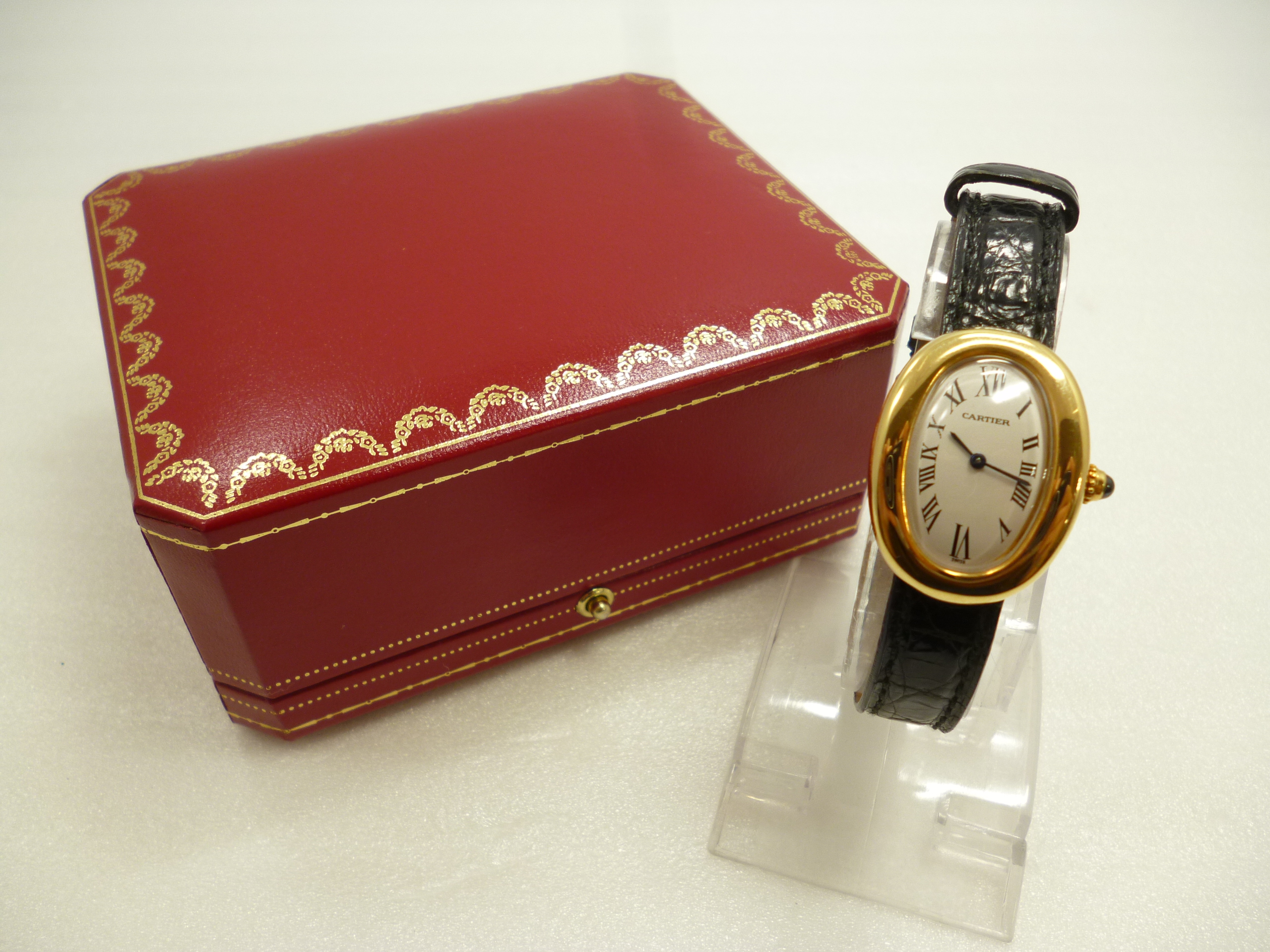 【ブランド時計】カルティエ 18金 レディース クオーツ腕時計 買取 / 買取専門 金沢買取プラザ