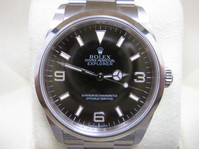 【ブランド時計】ROLEX ロレックス エクスプローラーⅠ 114270 Z番 買取/買取専門 金沢買取プラザ