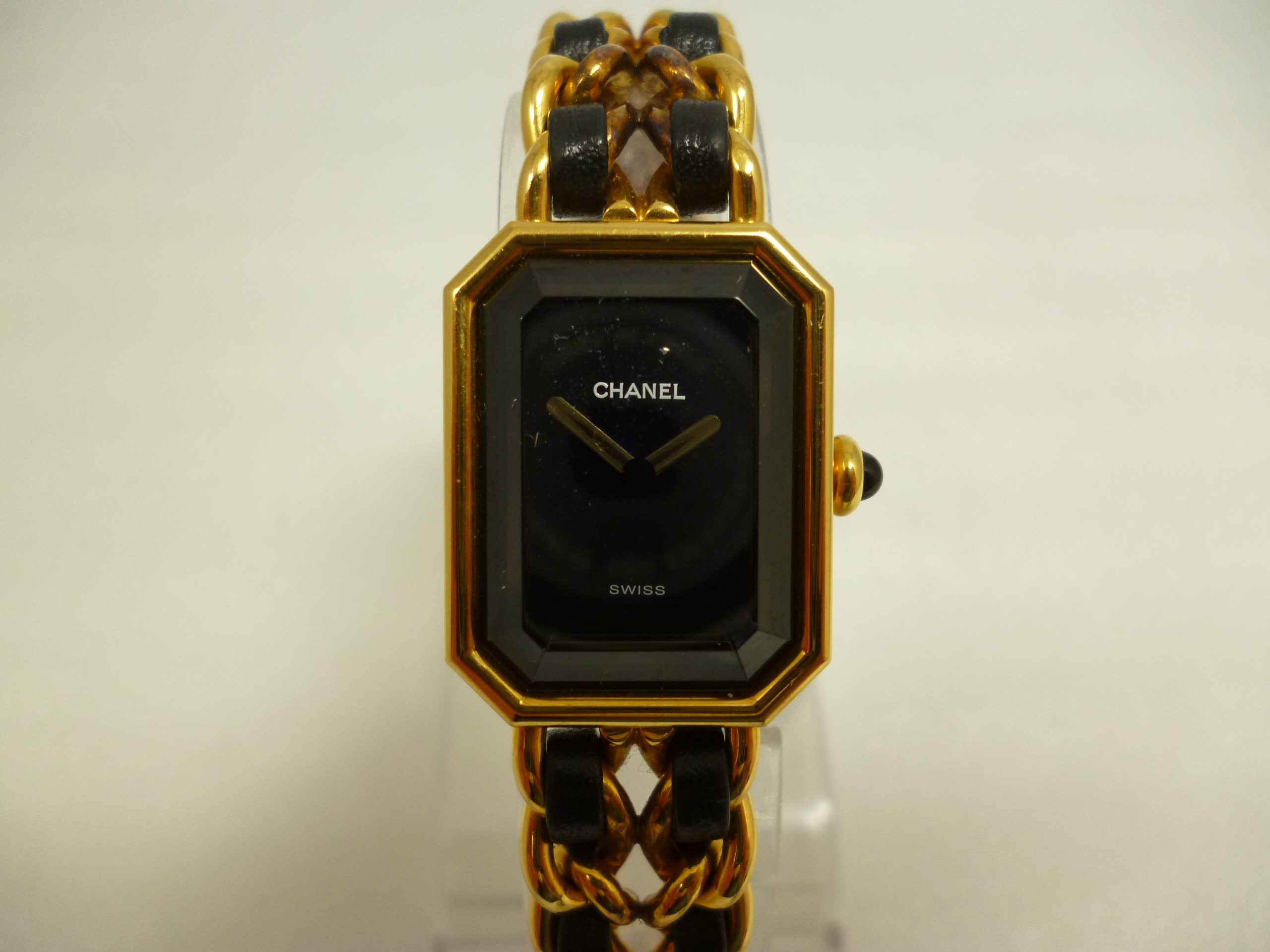 【ブランド腕時計】CHANEL シャネル プルミエール レディース ブラック×ゴールド 買取 / 買取専門 金沢買取プラザ