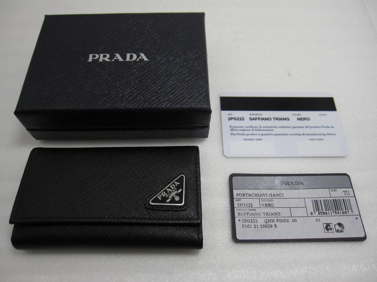 【ブランド品】PRADA プラダ 6連キーケース 2PG222 サフィアーノ / 買取専門 金沢買取プラザ