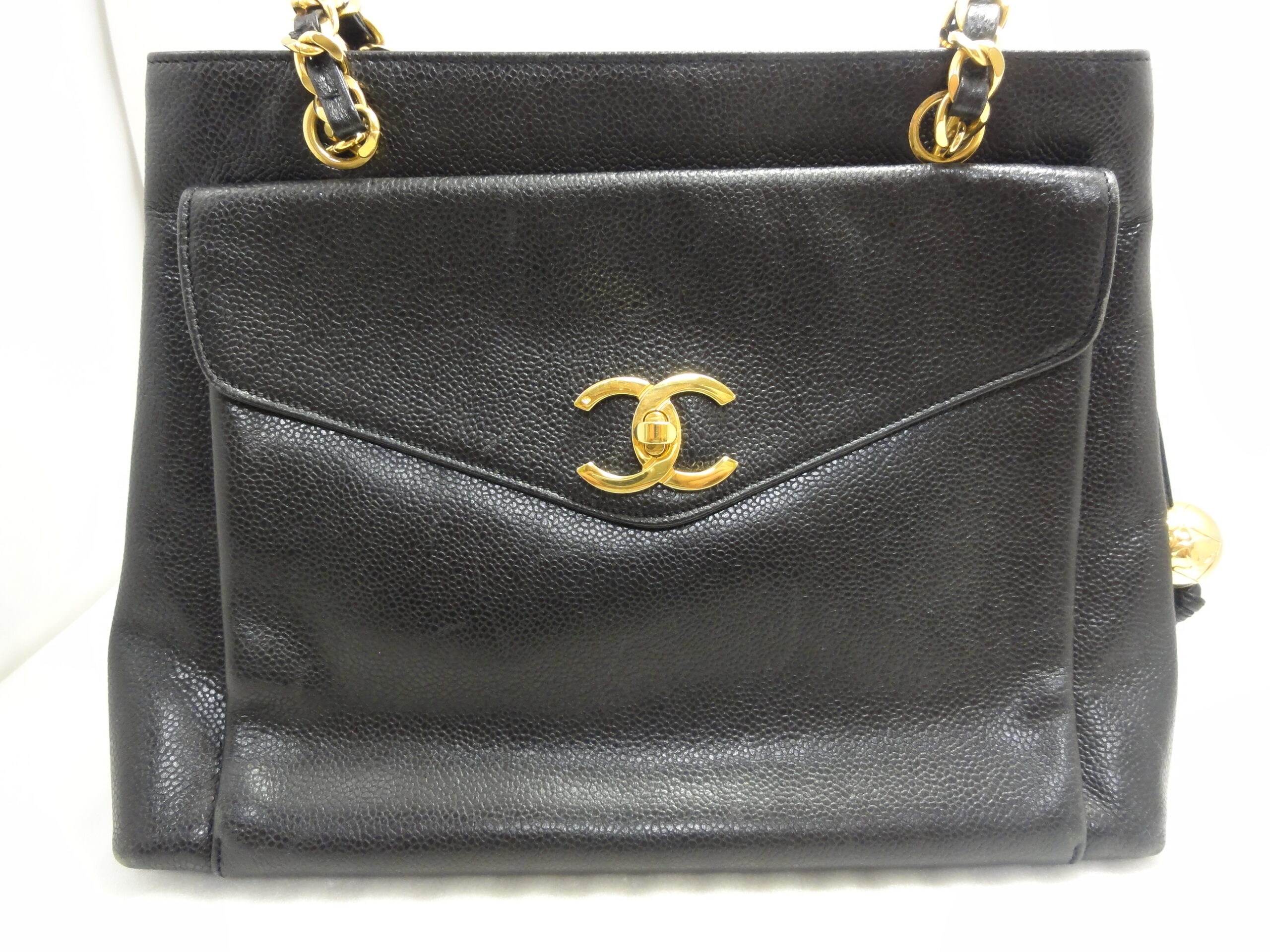 【ブランド】CHANEL シャネル ターンロック キャビアスキン ショルダーバッグ 買取 / 野々市市御経塚 買取専門 金沢買取プラザ