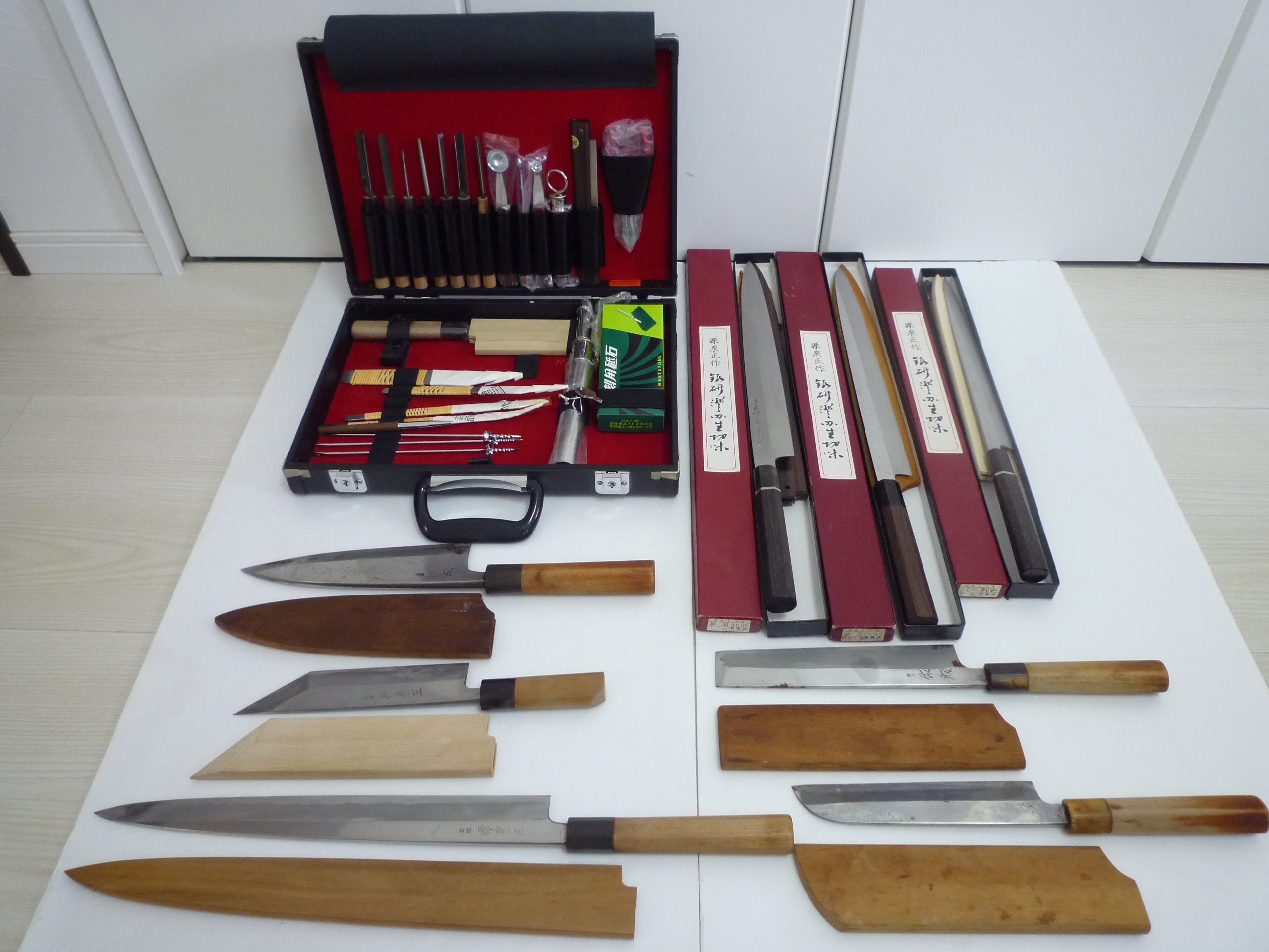 【包丁】ムキモノセット(道具/包丁) 柳刃包丁 刺身包丁 出刃包丁 他 買取/野々市市御経塚 買取専門 金沢買取プラザ
