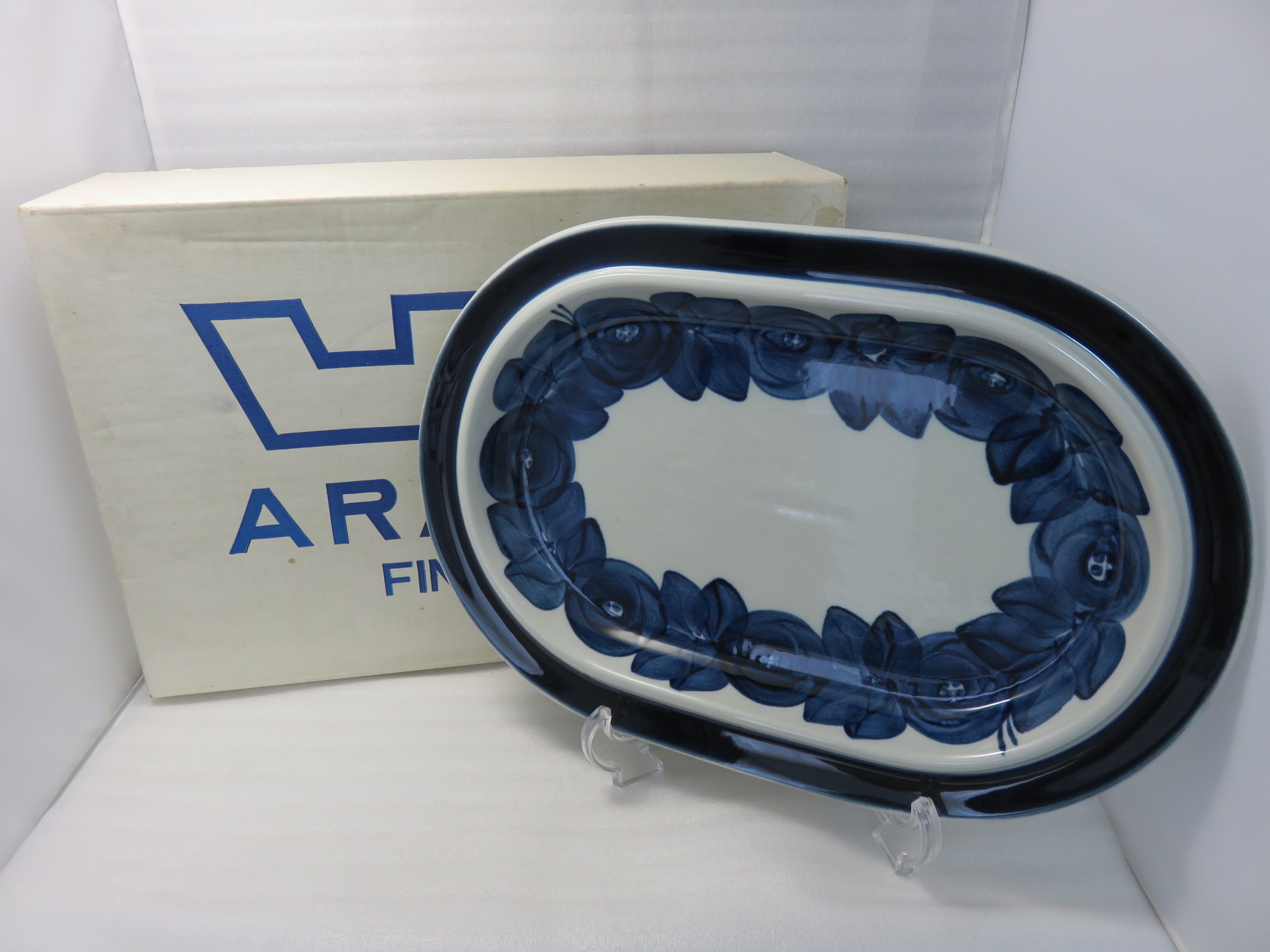 【ブランド食器】ARABIA アラビア 洋食器 アネモネ オーバルプレート 買取 / 野々市市御経塚 買取専門 金沢買取プラザ