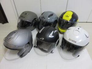 買取したバイクヘルメット