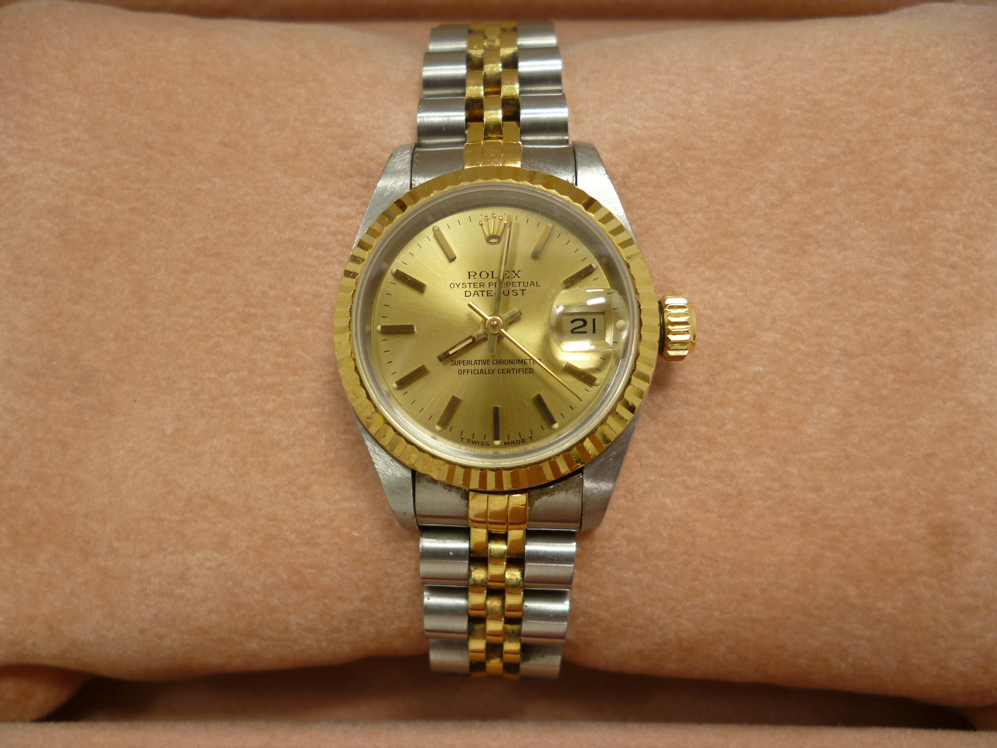 【ブランド腕時計】ROLEX ロレックス レディース デイトジャスト Ref.69173  買取 / 野々市市御経塚 買取専門 金沢買取プラザ