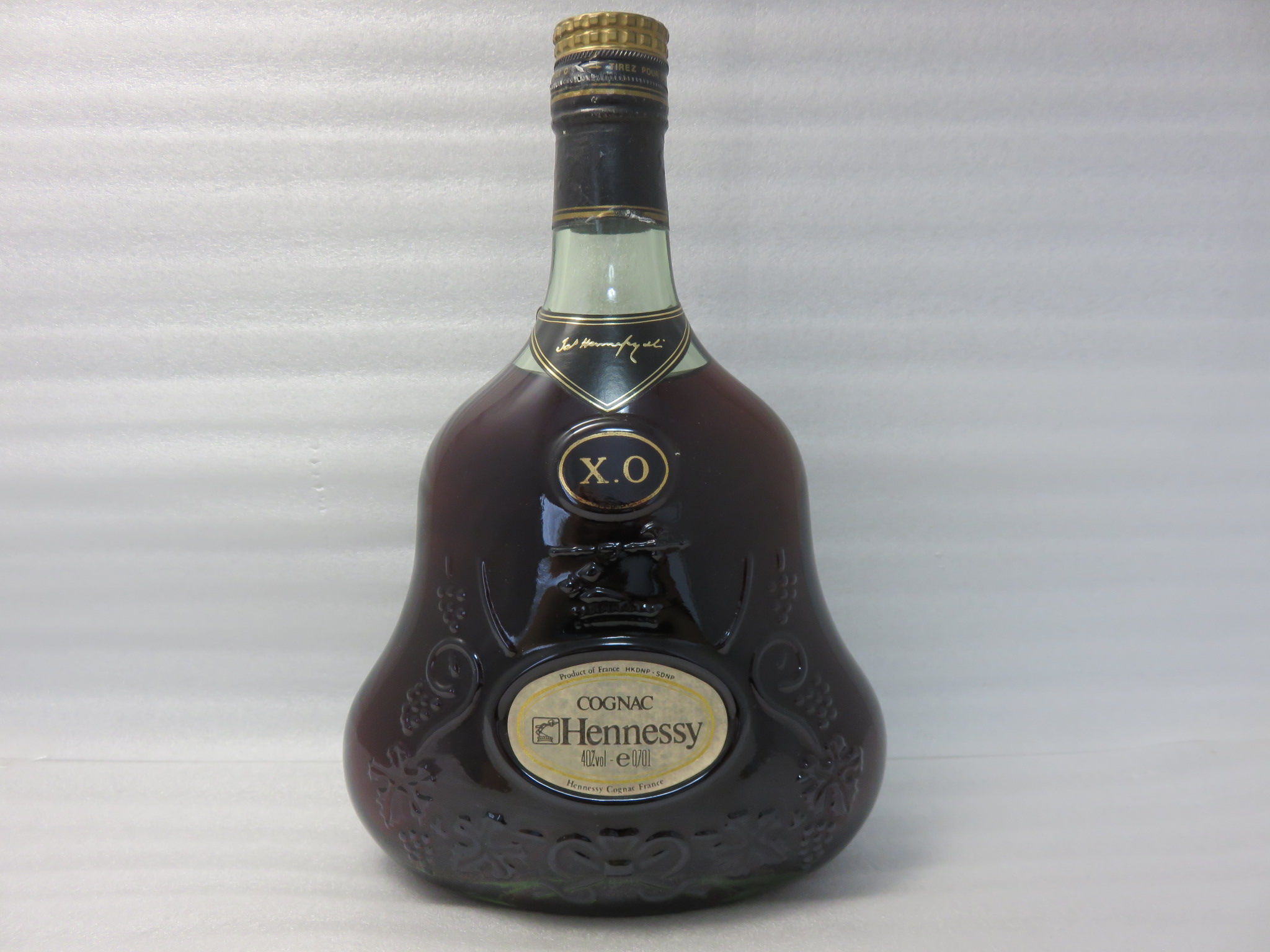 【古酒】未開栓 Hnnessy ヘネシー X.O 金キャップ グリーンボトル 買取/ 野々市市御経塚 買取専門 金沢買取プラザ