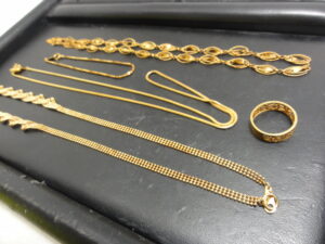 買取した18金のアクセサリー