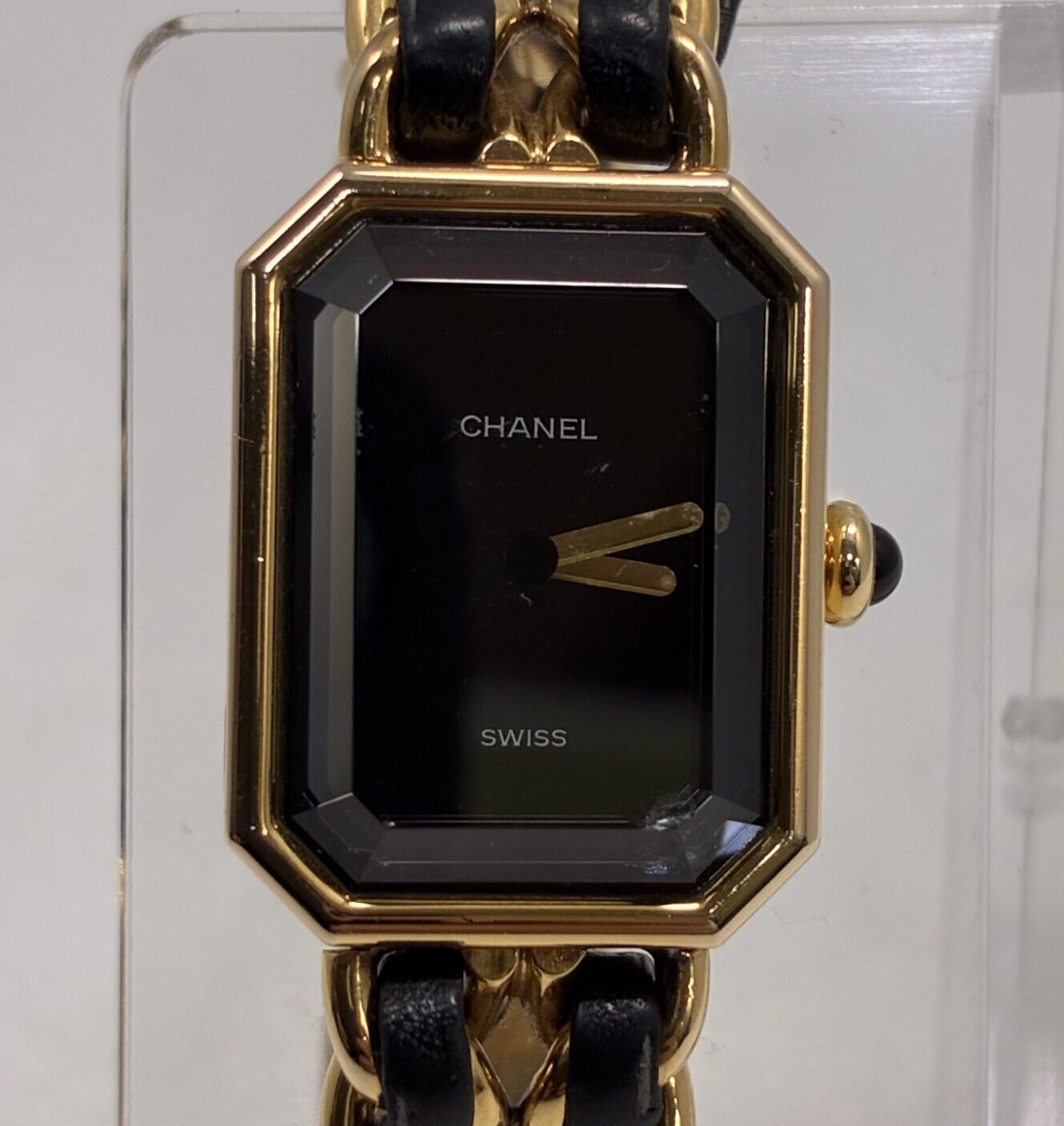 【ブランド腕時計】CHANEL シャネル プルミエール レディース ブラック×ゴールド 買取 / 買取専門 金沢買取プラザ